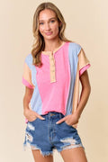 Vanilla Monkey Pastel Top