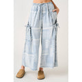 Mitto Shop Paisley Print Chambray Pants