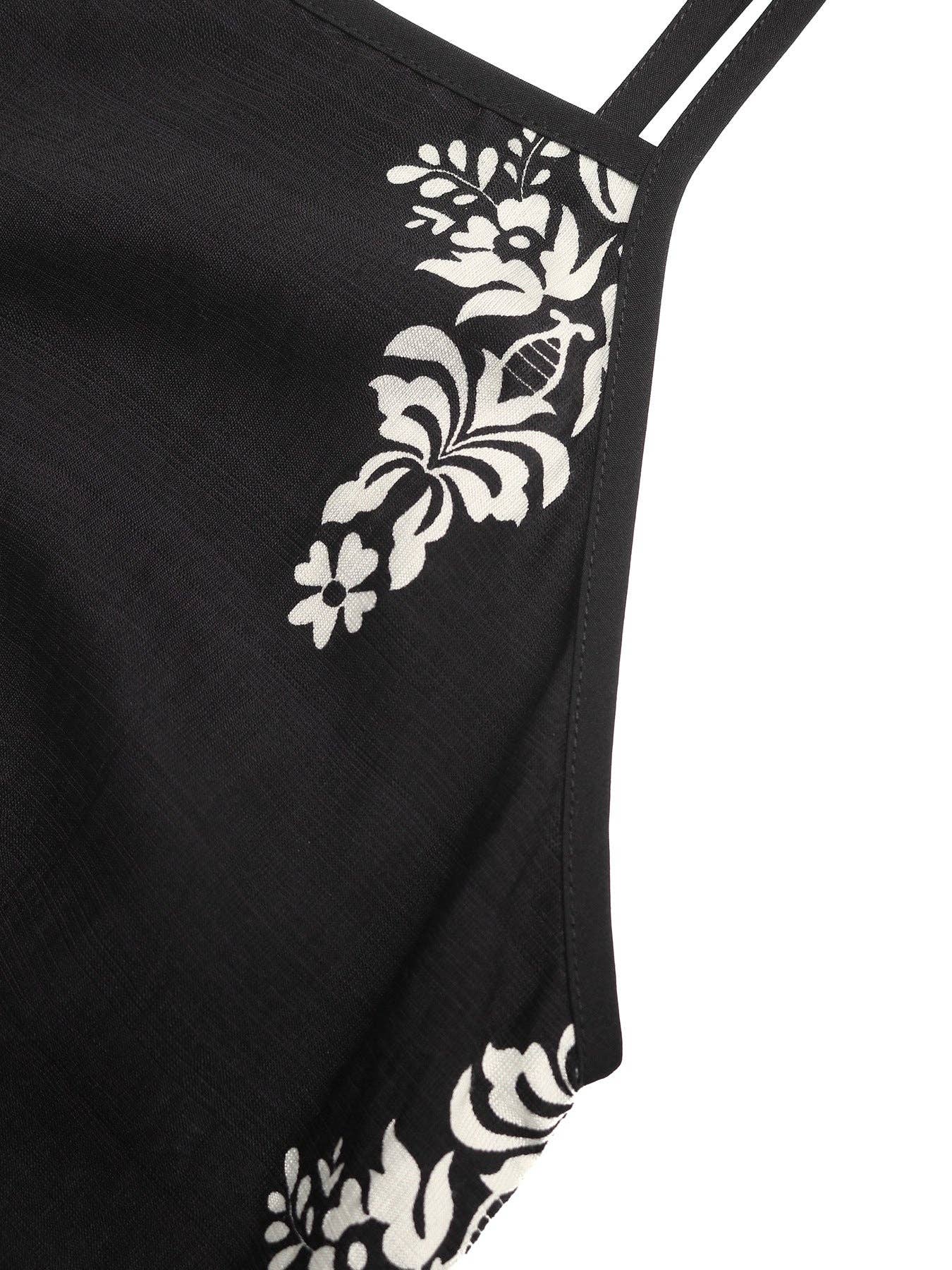 Suhkasana Paisley Maxi Dress