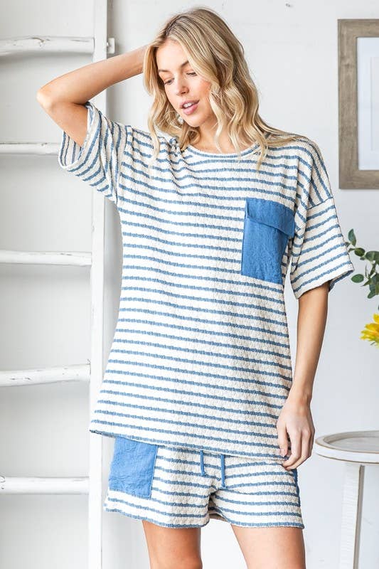 HEIMISH Striped Blue Set
