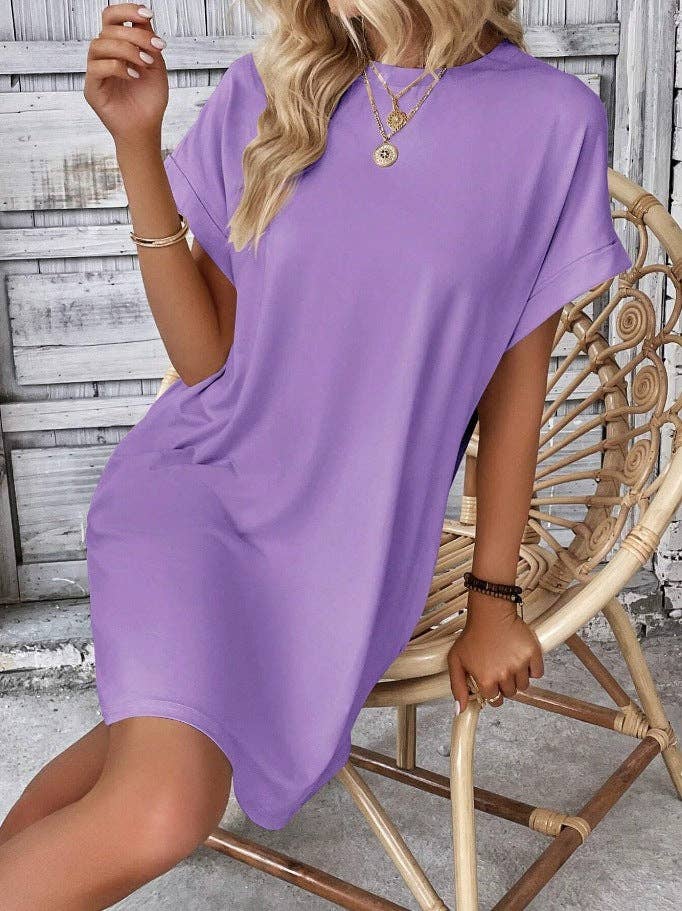 Suhkasana Relaxed Fit T-Shirt Dress