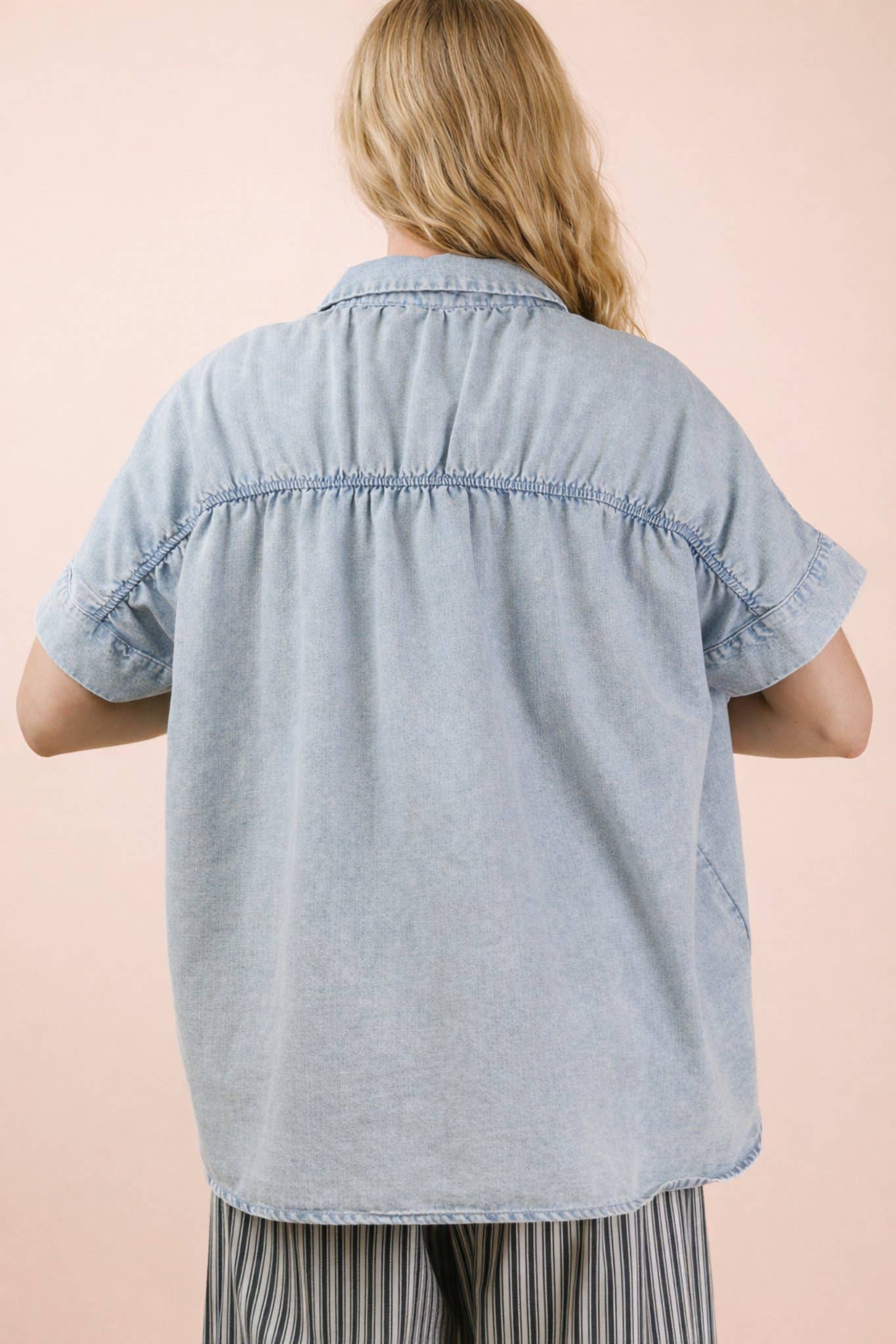 VERY J Chambray Top