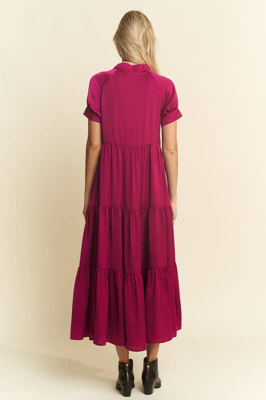 Jade By Jane Tiered Midi Dress