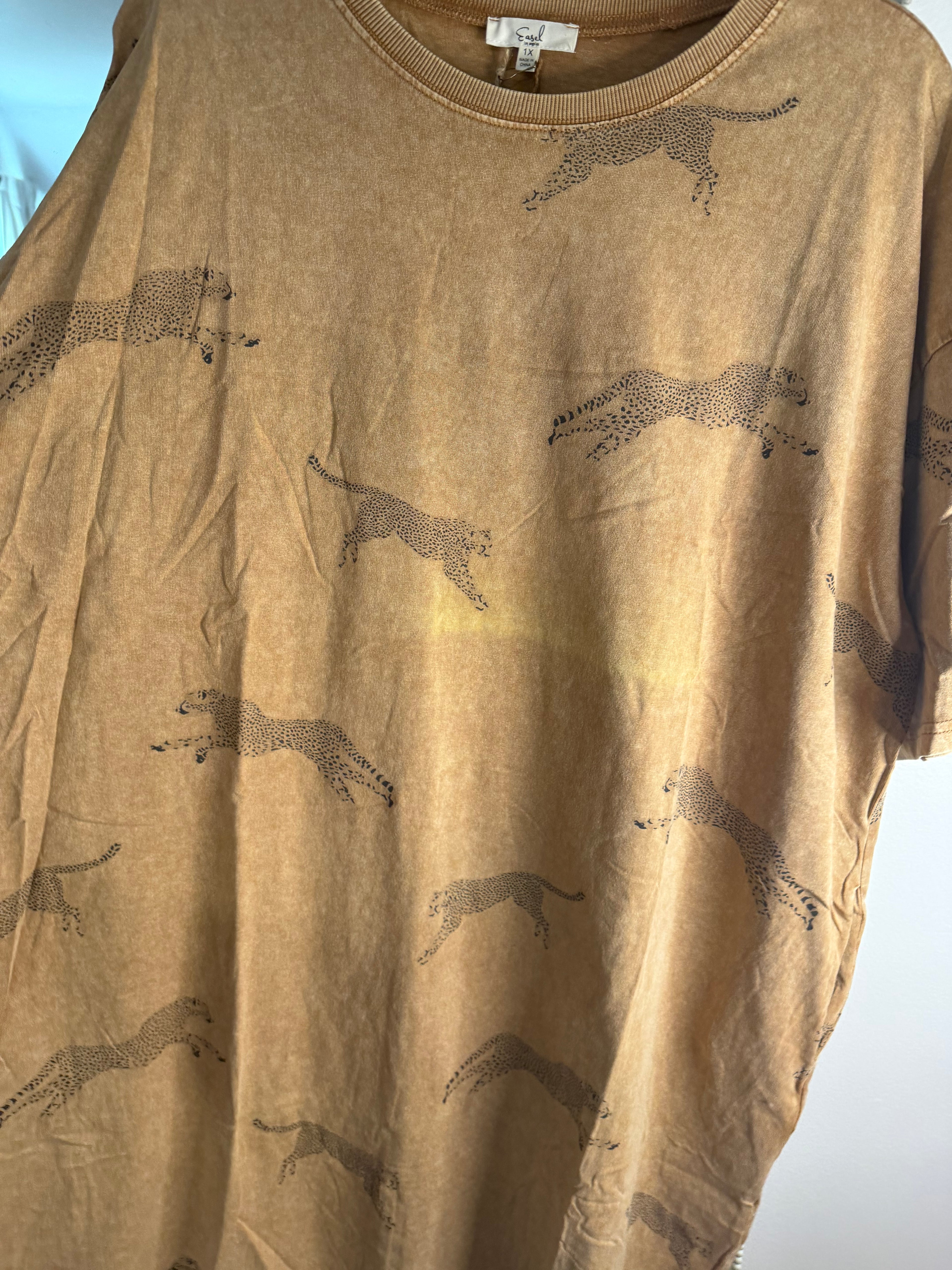 PLUS Easel Cheetah Dress