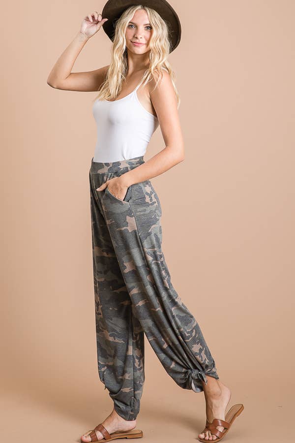 7th Ray Camo Side-Split Pants