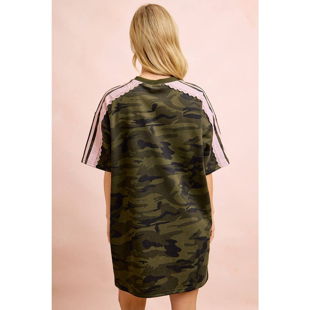 Bibi Camo Lace Dress