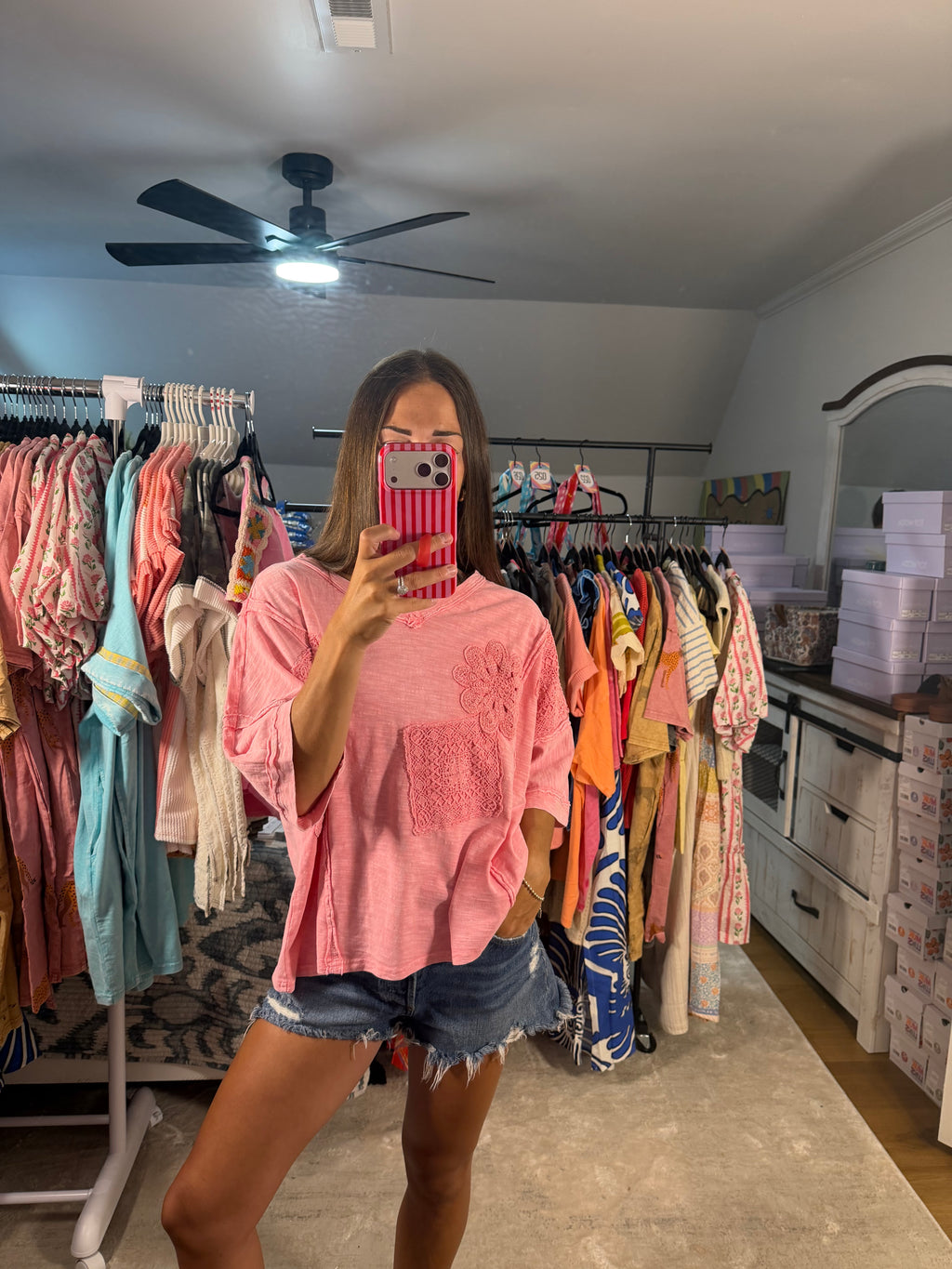 Mitto Shop Crochet Patch Top