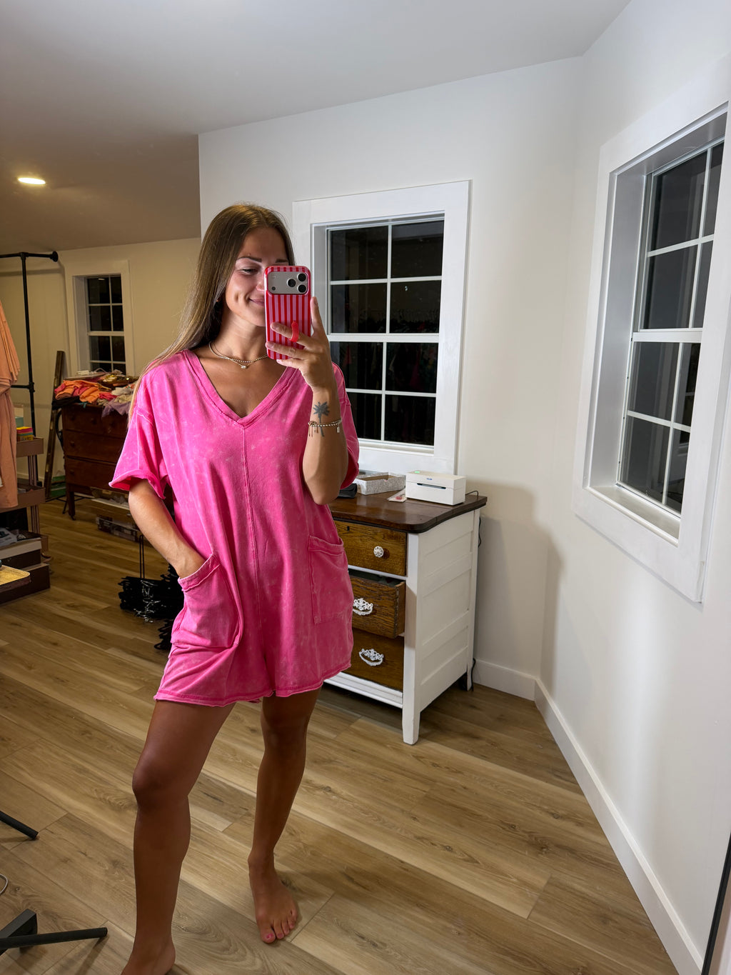 Very J V-Neck Romper