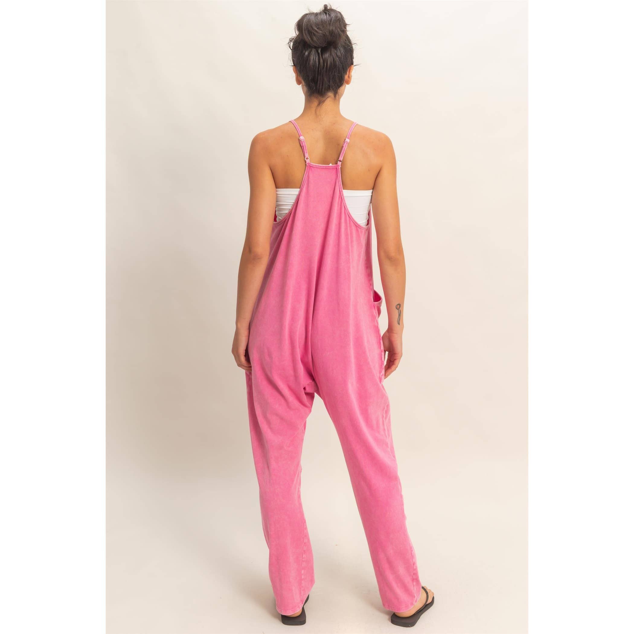 Double Zero Mineral Wash Jumpsuit
