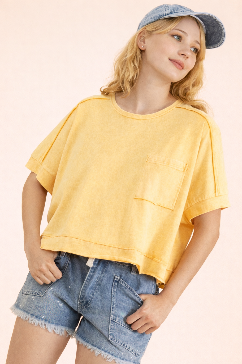 Very J Oversized Knit Top