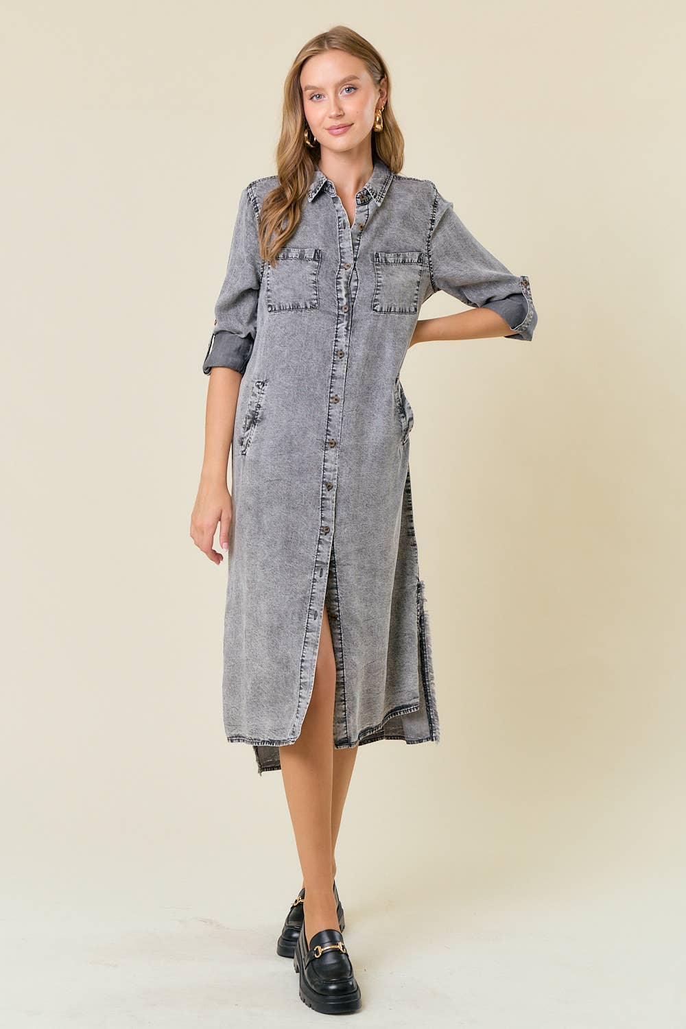 Doe & Rae Chambray Dress