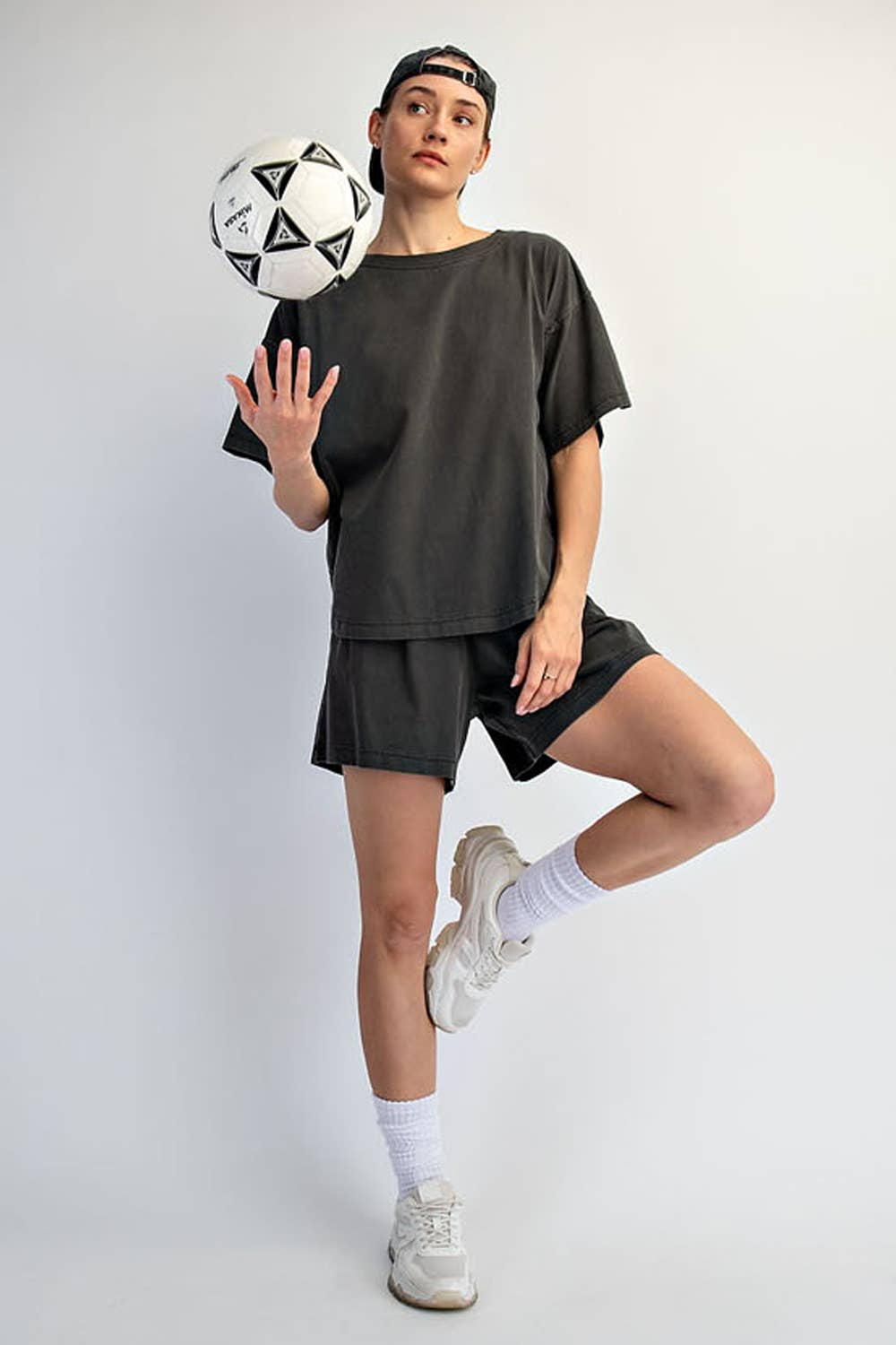 Rae Mode Pigment Washed Shorts Set