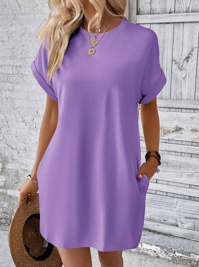 Suhkasana Relaxed Fit T-Shirt Dress