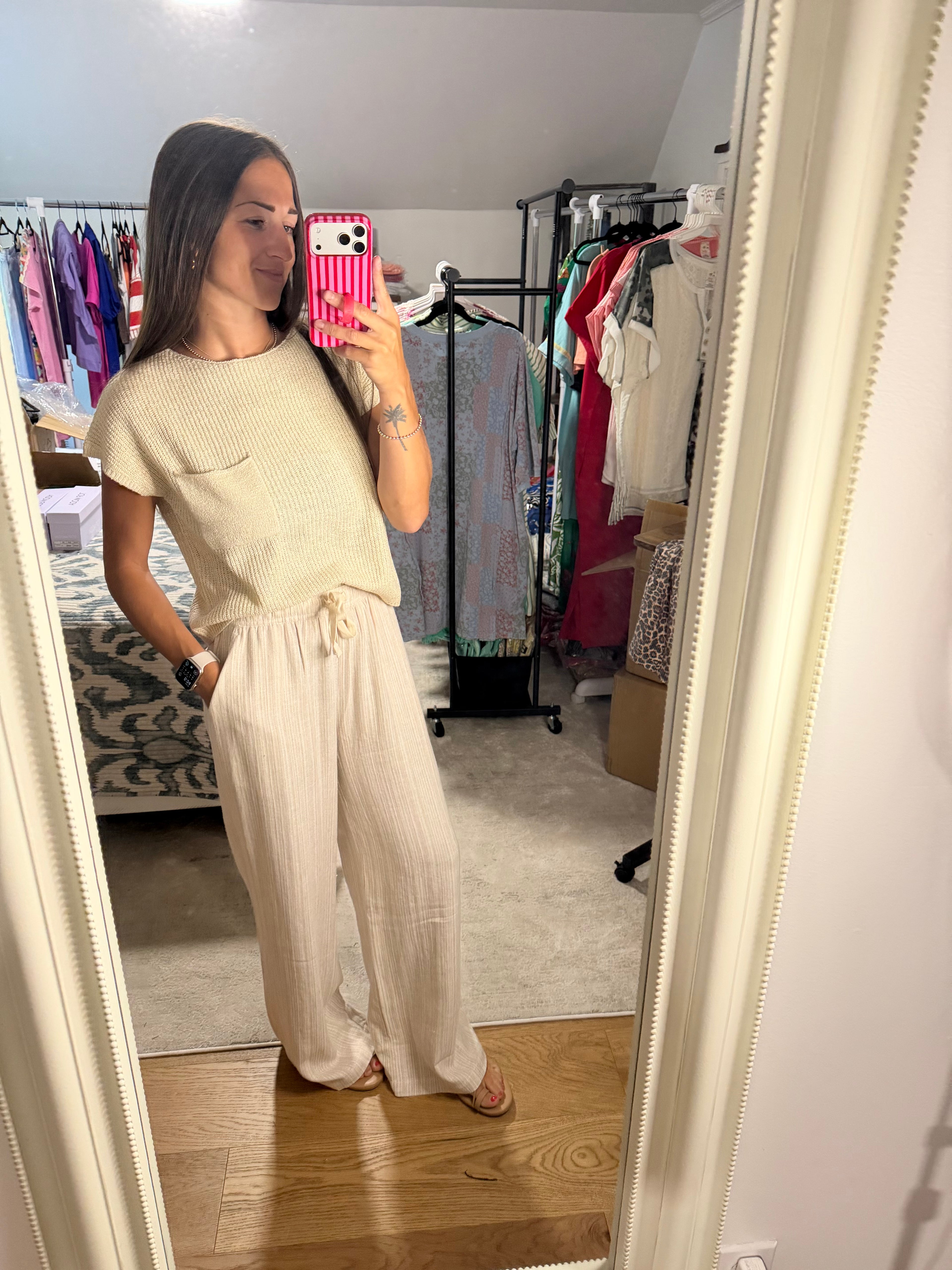 Be Cool Dolman Cap Sleeve Knit Top