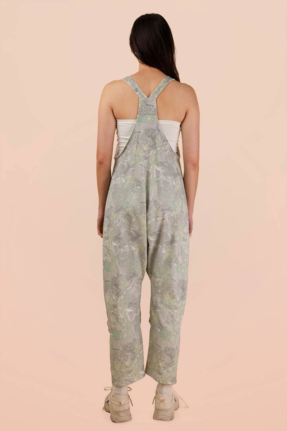 Very J Camo Jumpsuit