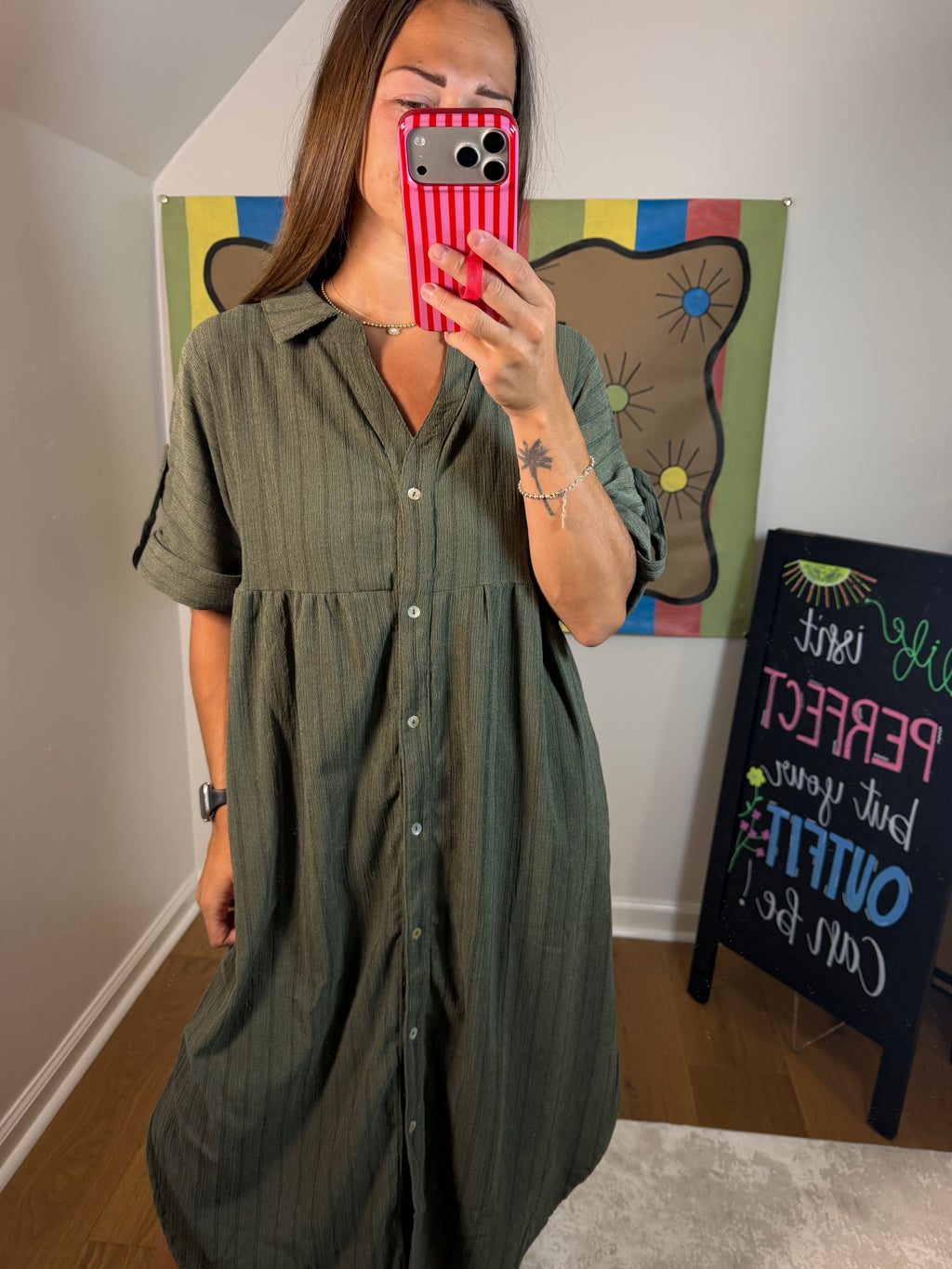 Very J Striped Dress