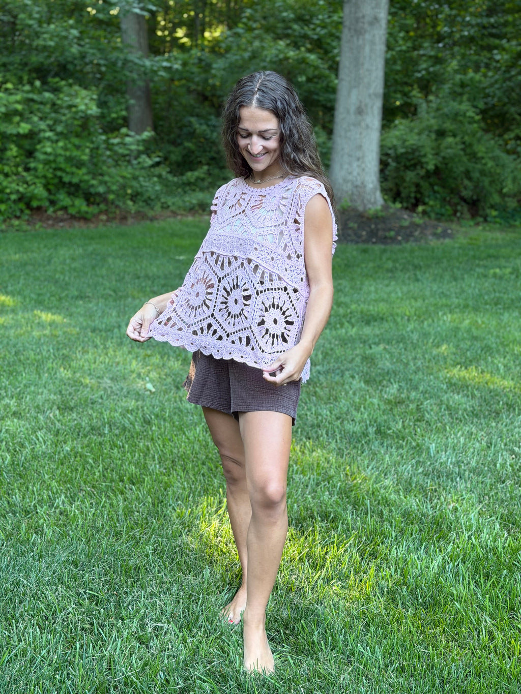 POL Crochet Top