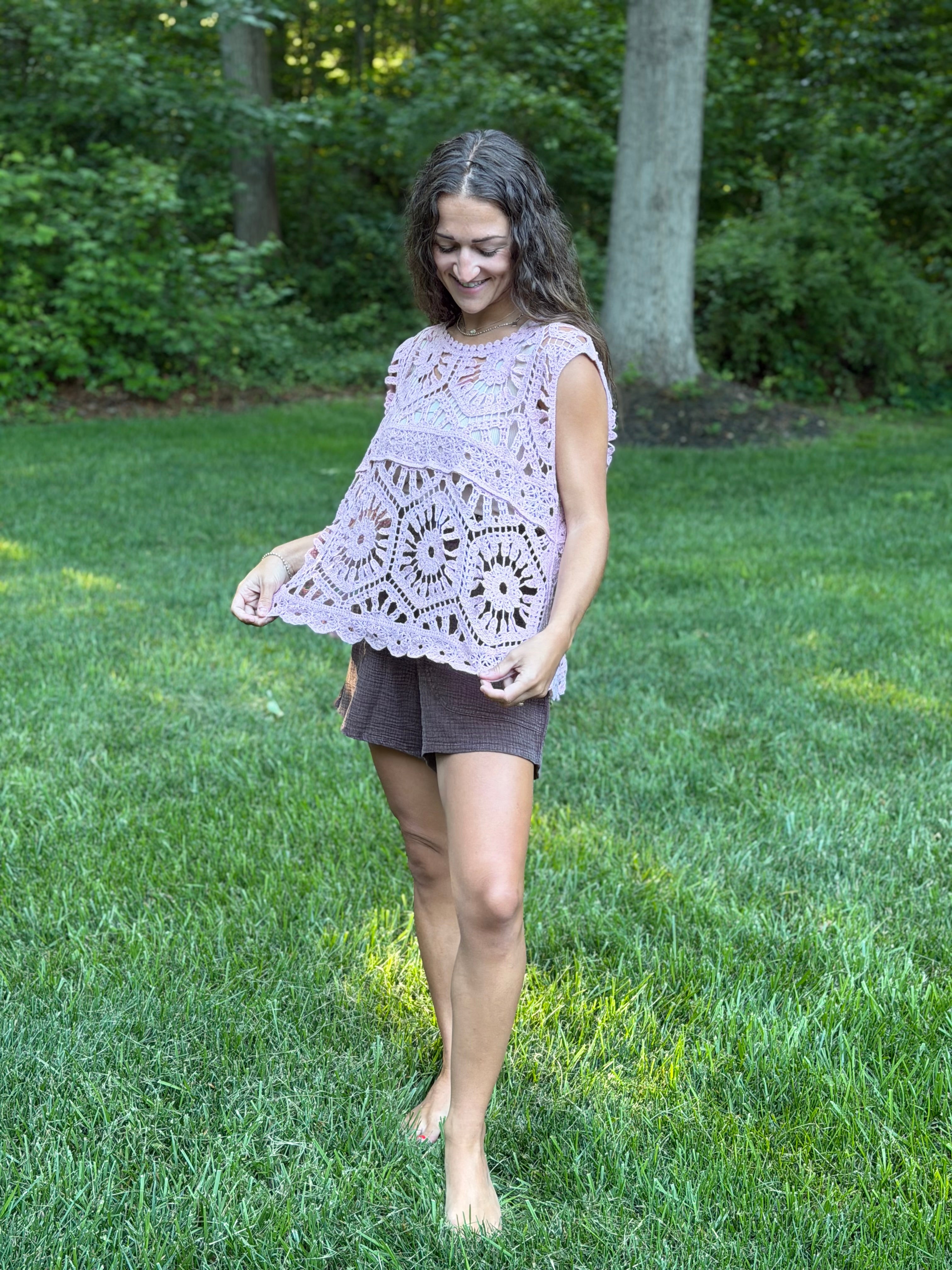 POL Crochet Top