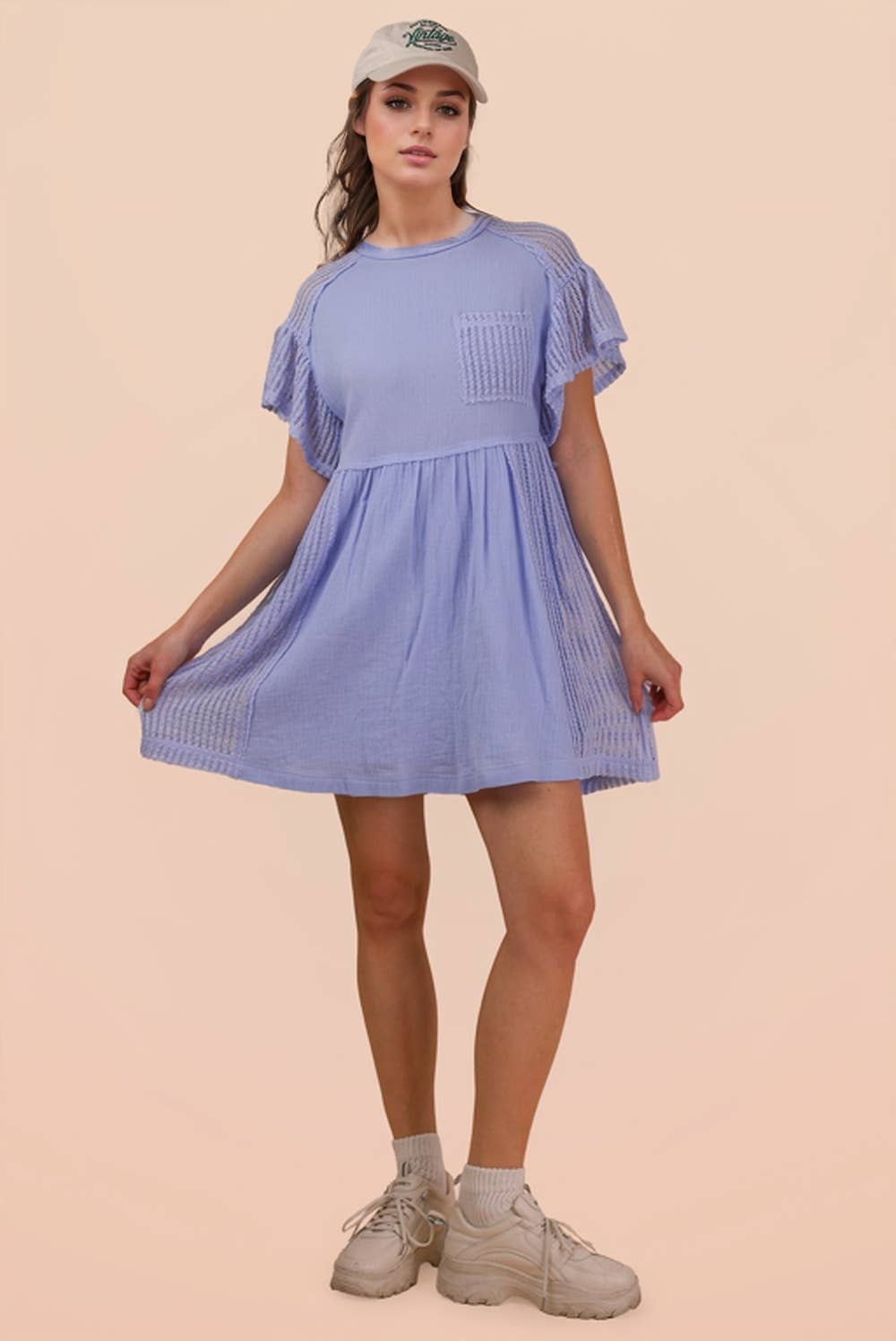 VERY J Waffle Knit Dress