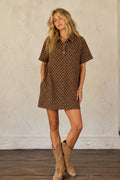Sewn & Seen Polka Dot Denim Dress