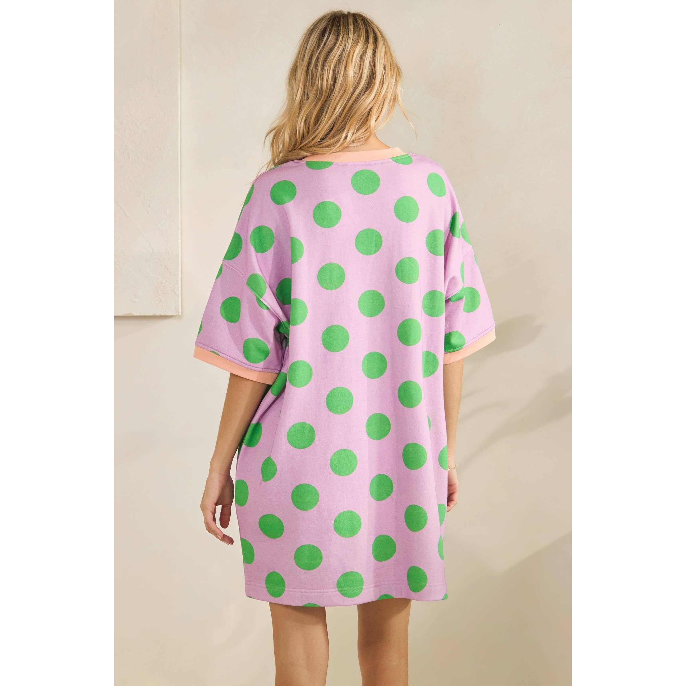 Veveret Polka Dot Mini Dress