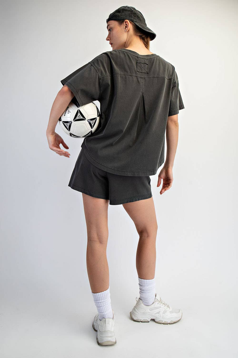 Rae Mode Pigment Washed Shorts Set