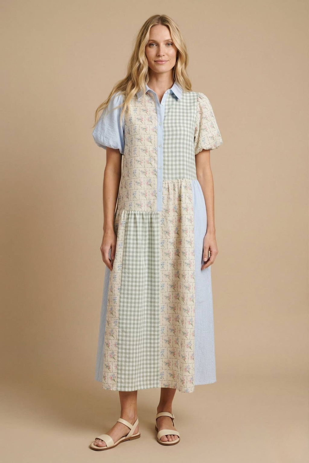 J.NNA Meadow Midi Dress