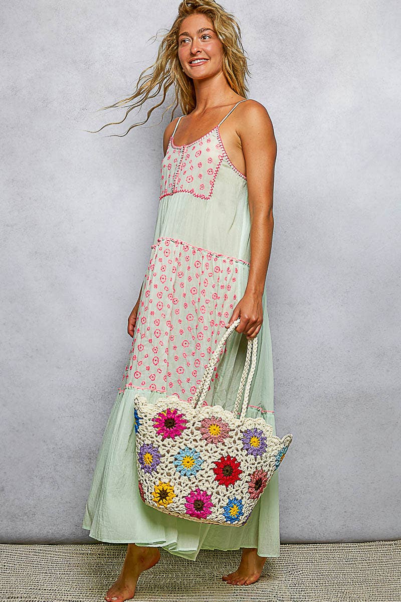 POL Tank Printed Maxi Dress