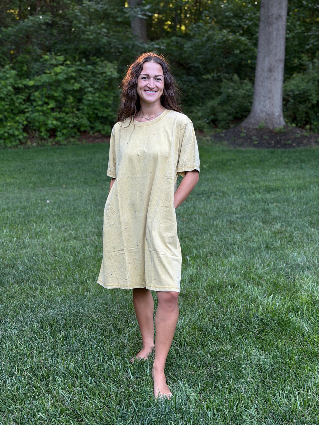 Easel Rhinestone Dress