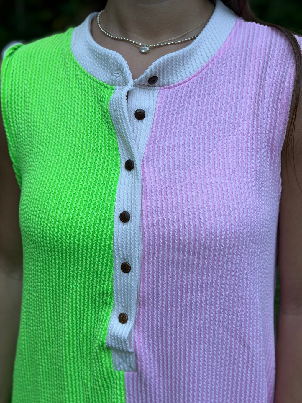 BUCKETLIST Ribbed Romper