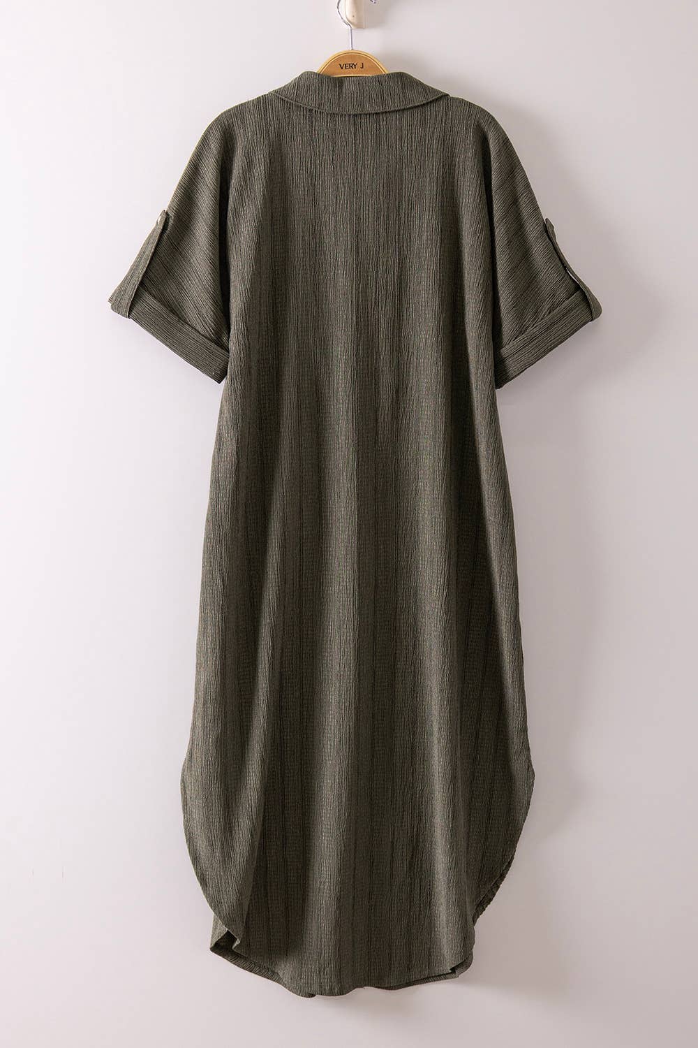 VERY J Striped Linen Dress