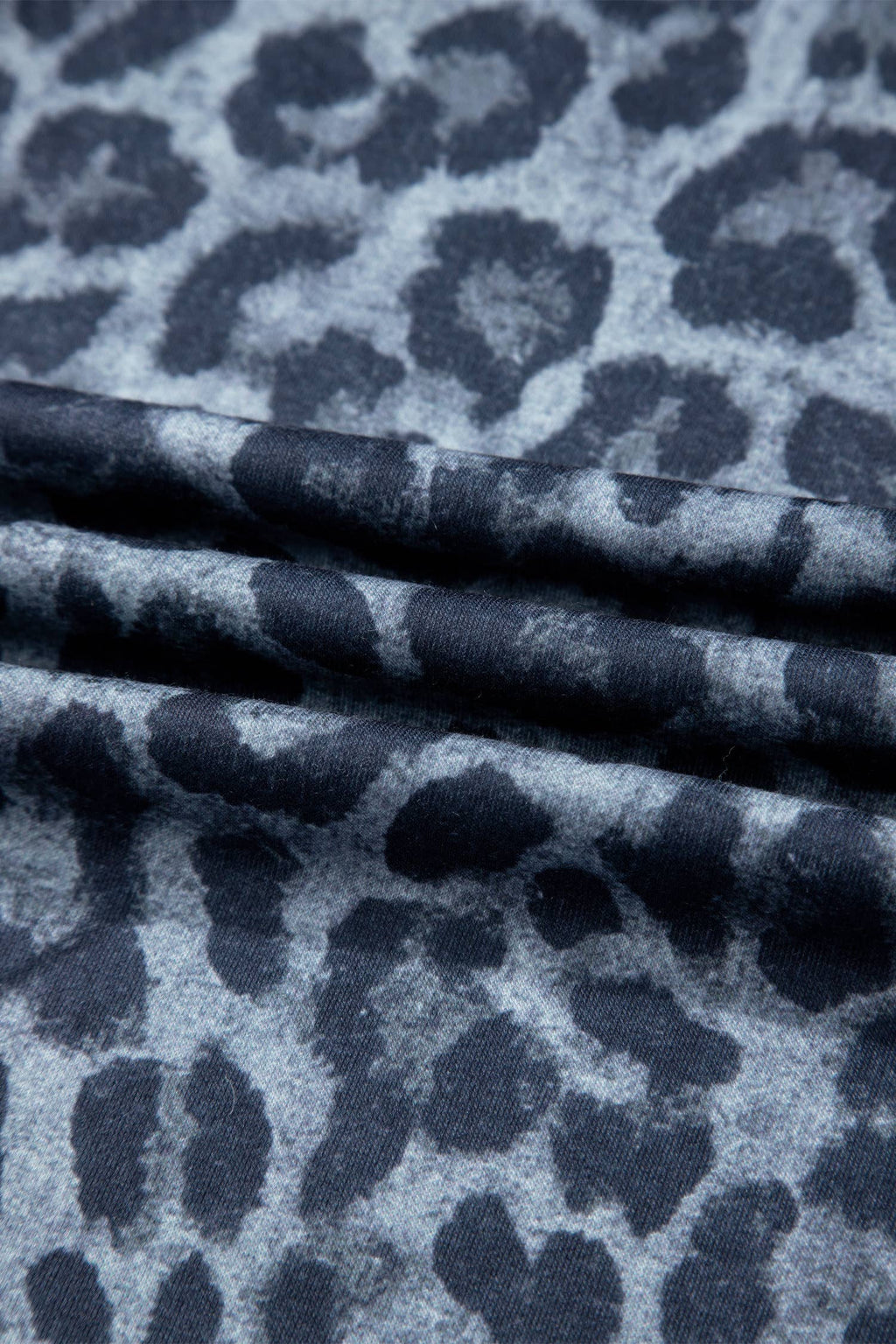 66DISCO Leopard Print Frilled Drawstring Wide Leg Pants