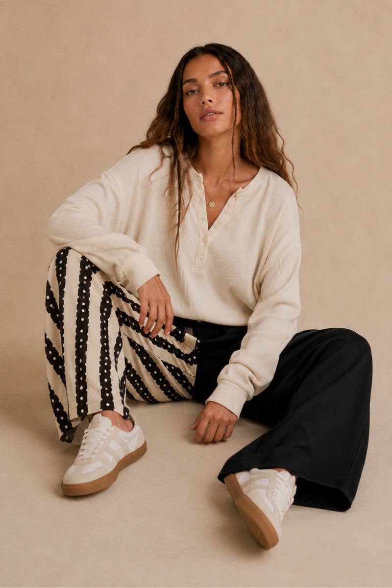 Jade By Jane Mixed Striped Pants