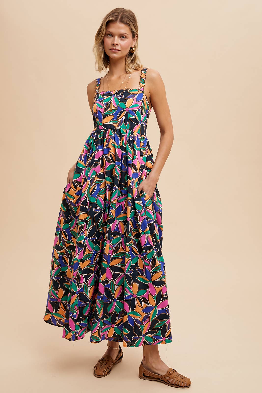 In Loom Bold Print Maxi Dress