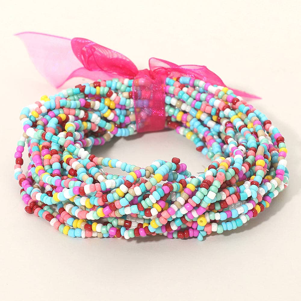 Beaded Stretch Bracelet Stack