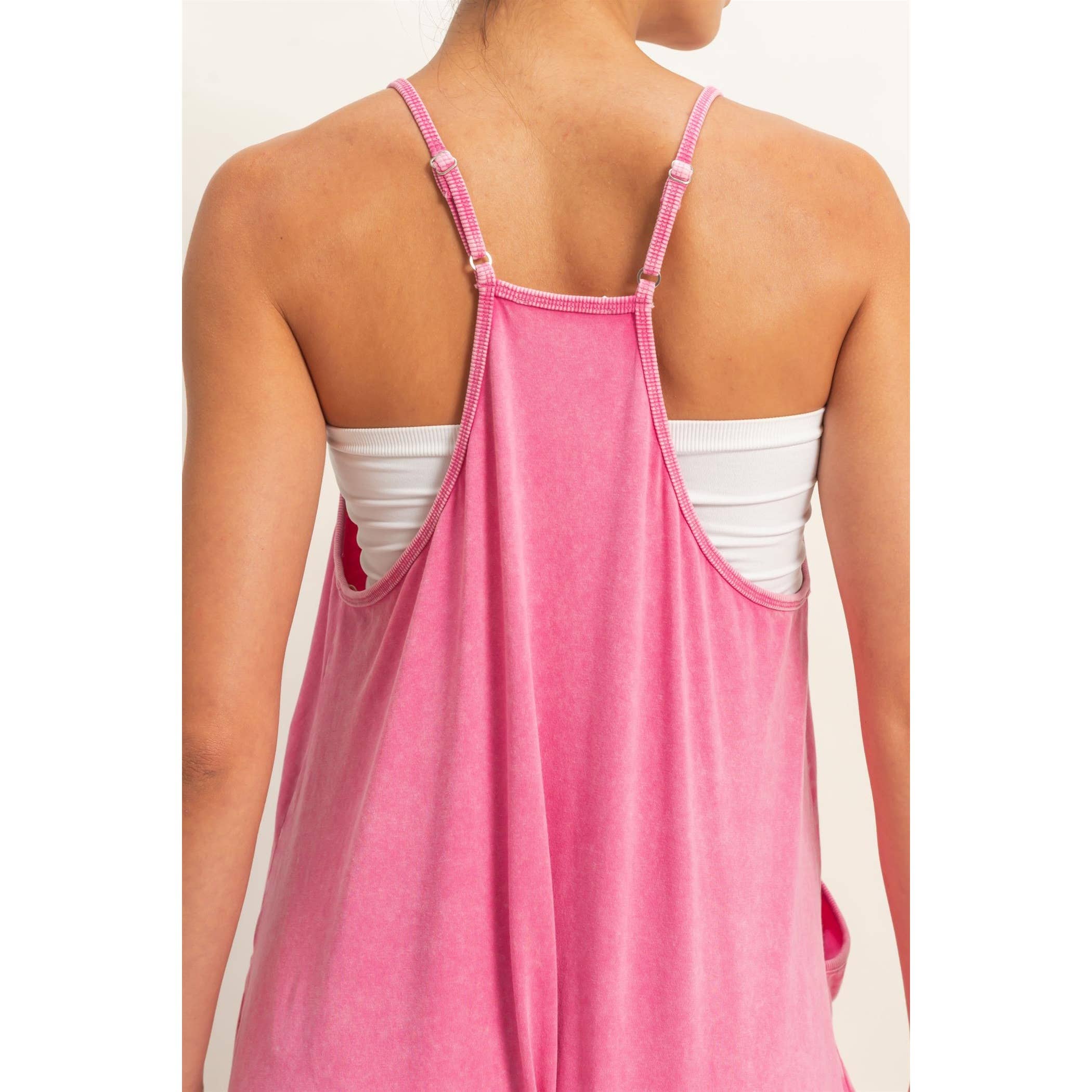 Double Zero Mineral Wash Jumpsuit