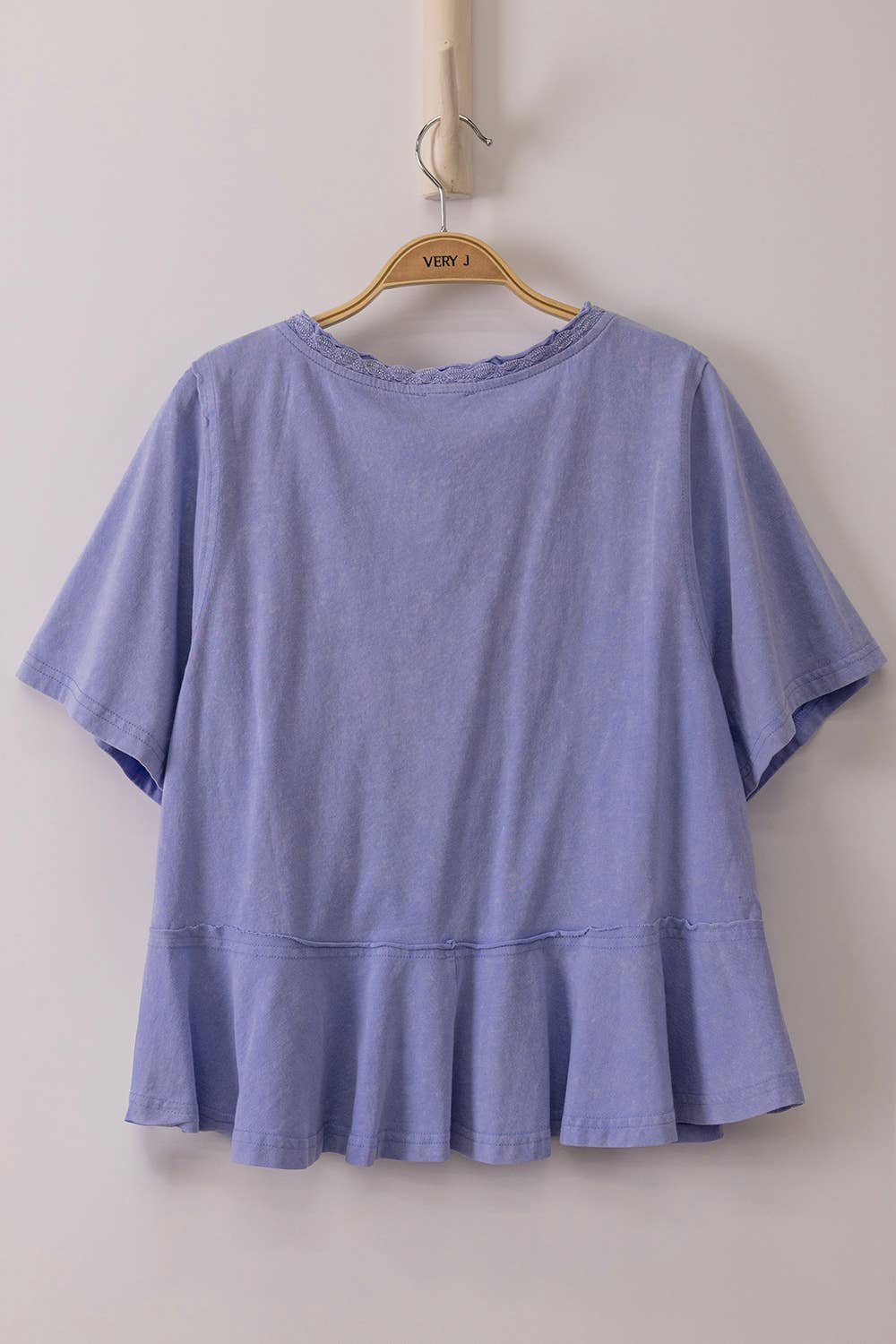 VERY J Lace Trim Top