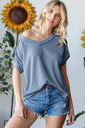 7th Ray Ribbed Top
