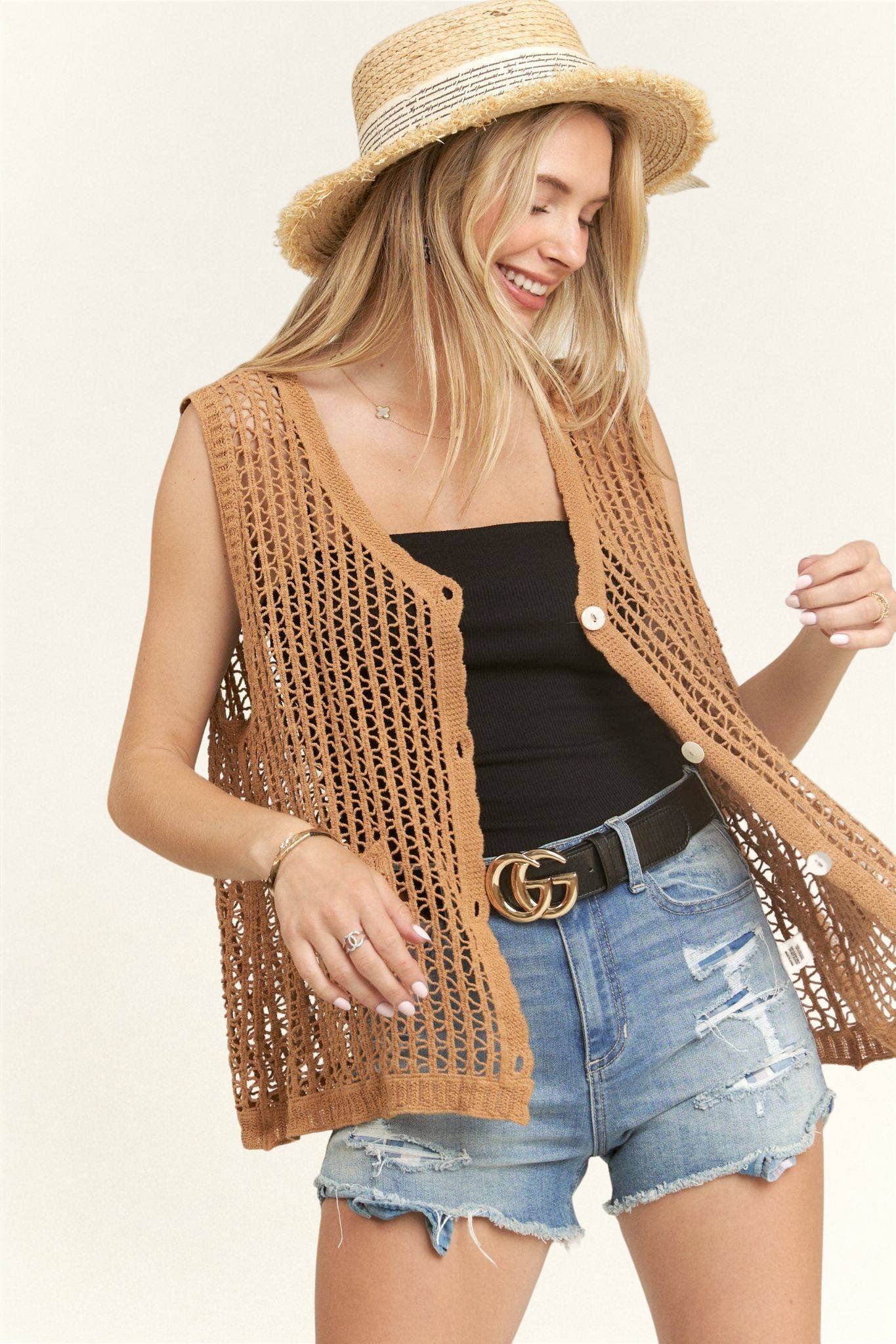 Madelyn Crochet Vest