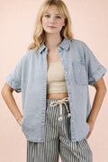 VERY J Chambray Top