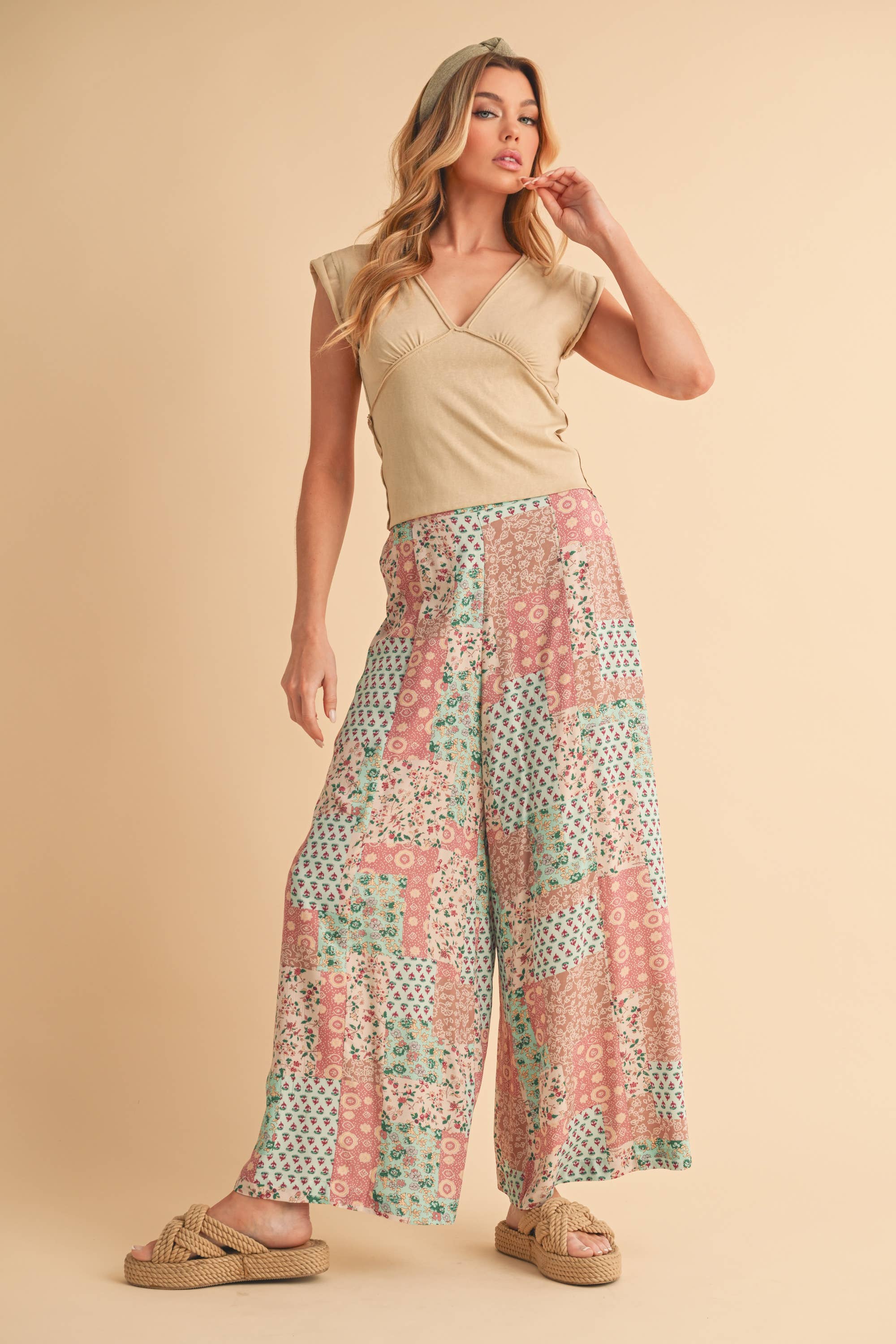 AEMI + CO Coline Printed Pants