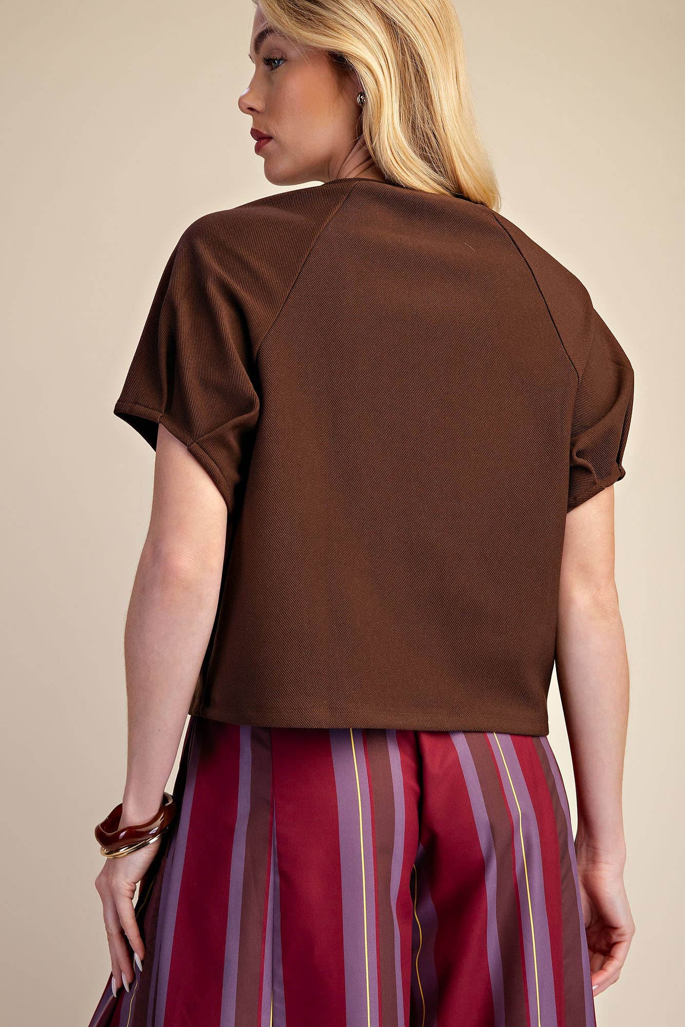 Glam Puff Short Sleeve Top