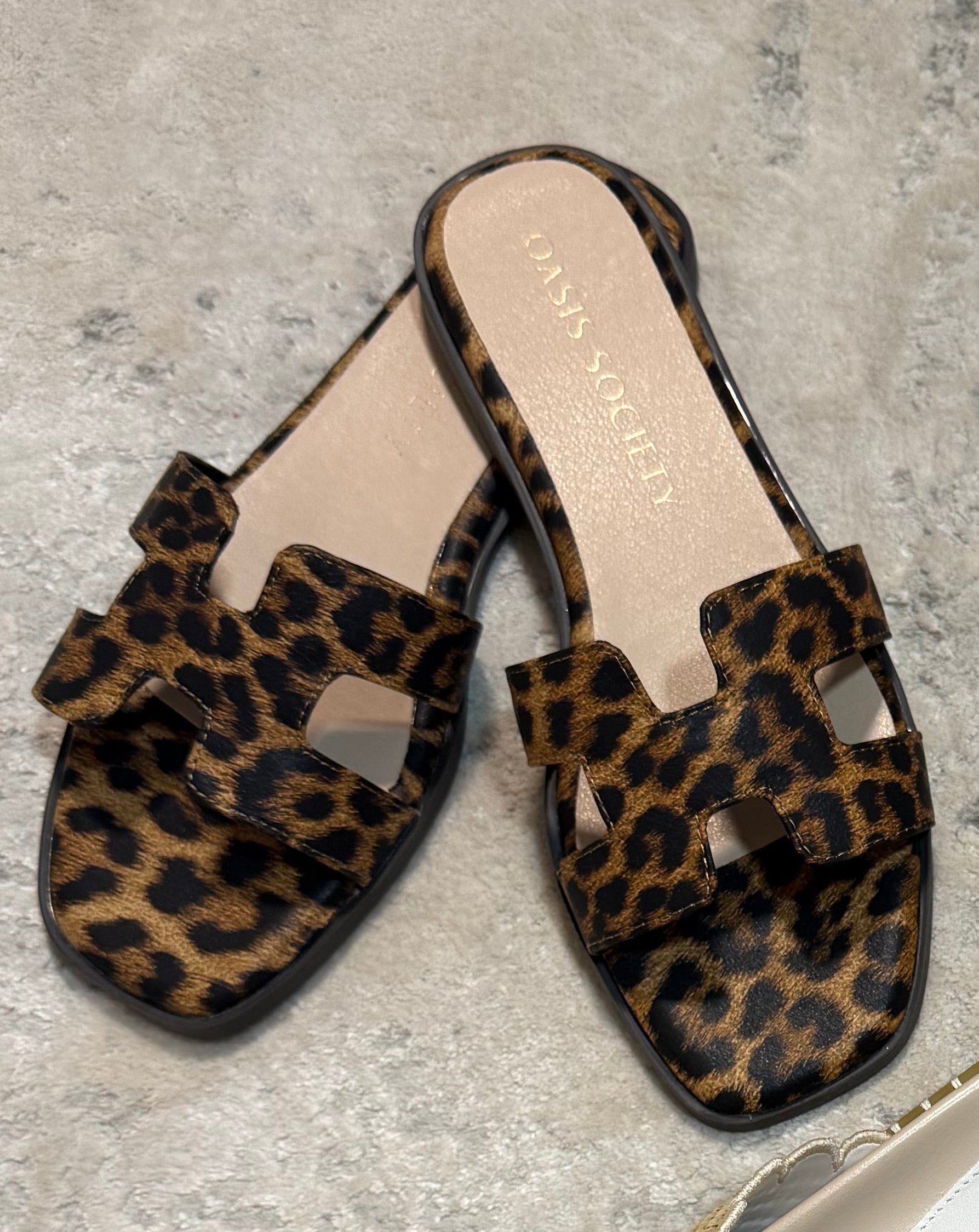 The Everlee | Leopard H-Strap Sandal