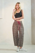 PLUS HEIMISH RIB ANIMAL CASUAL PANTS