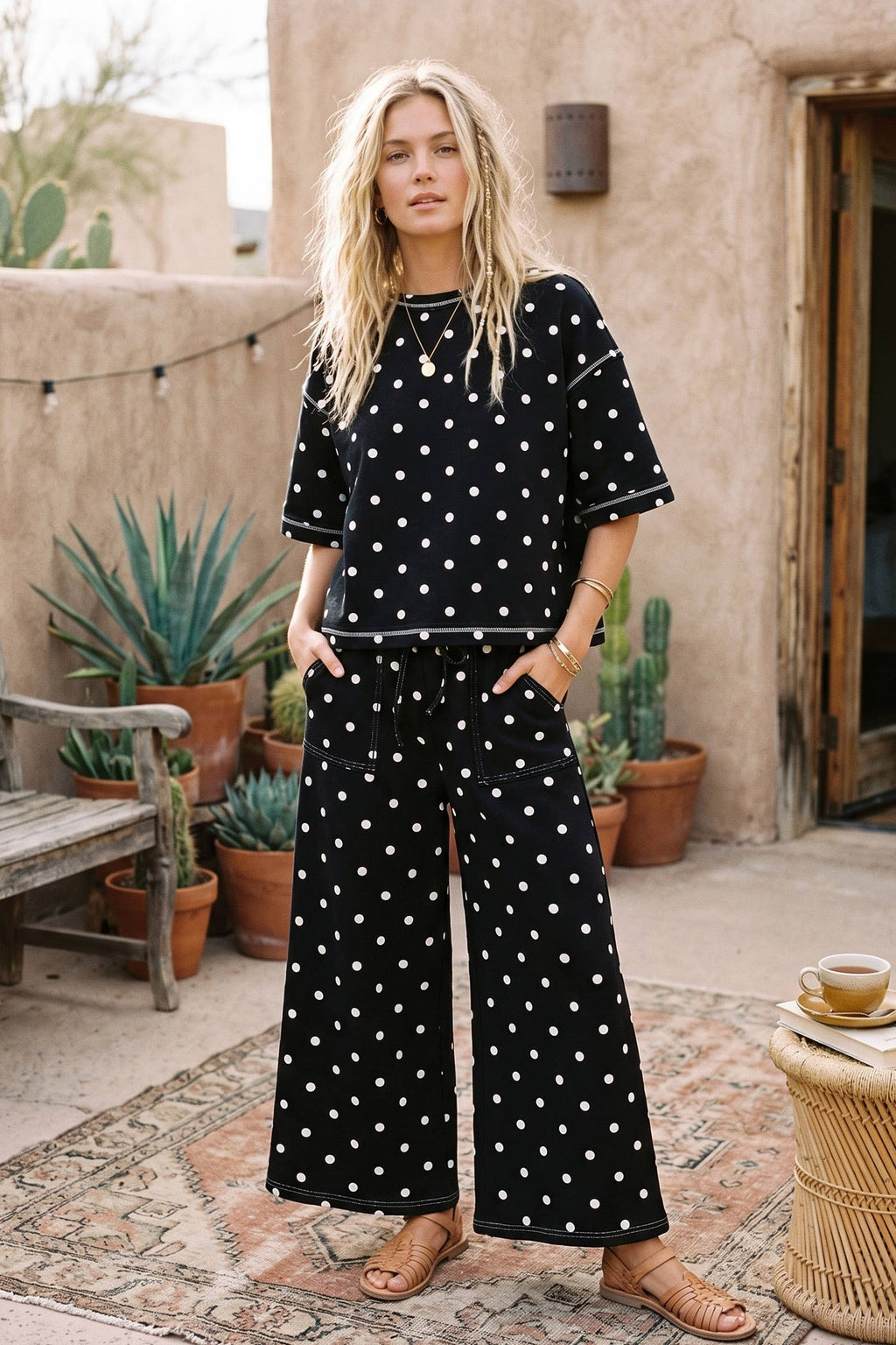 Sewn and Seen Polka Dot Scuba Set