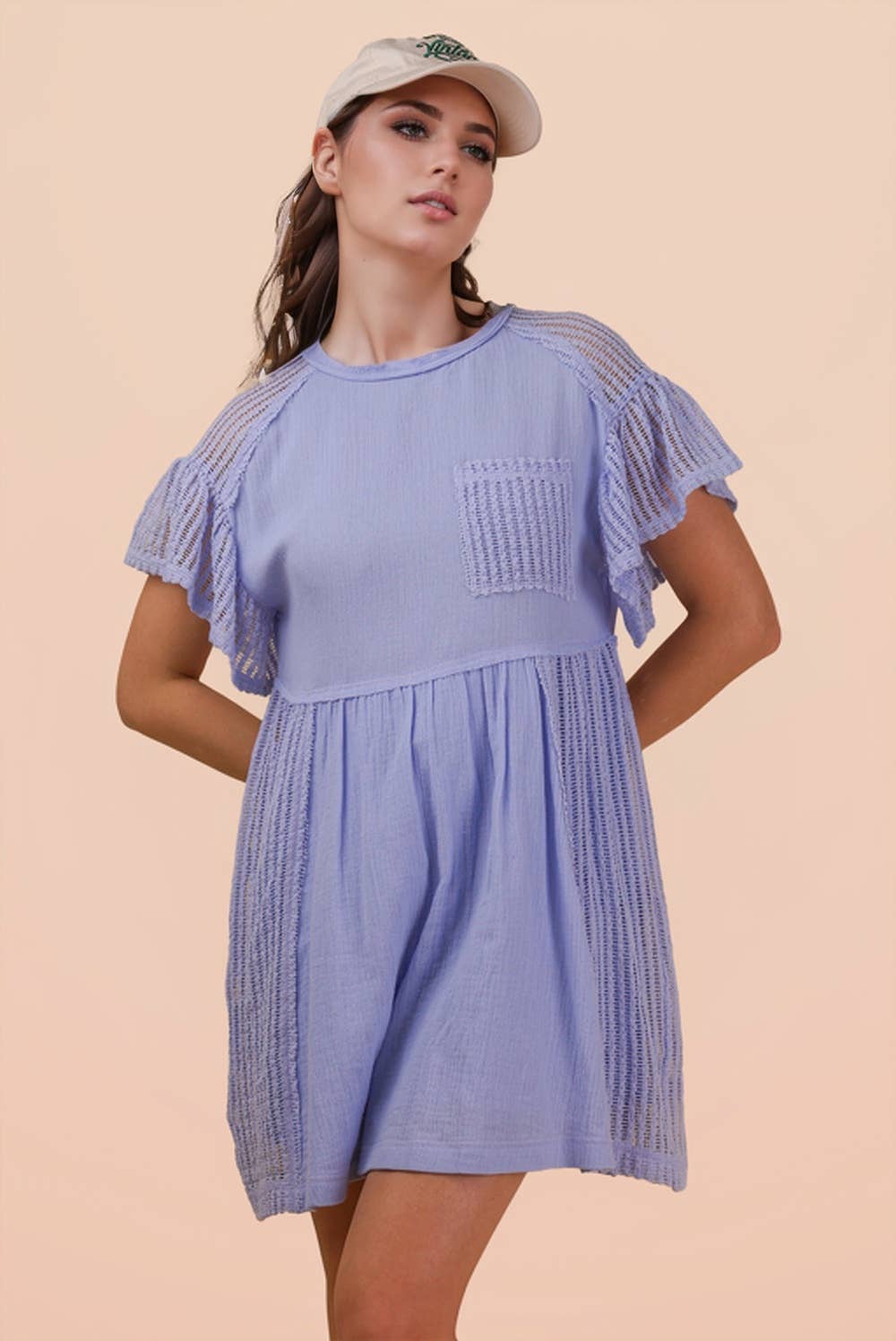 VERY J Waffle Knit Dress