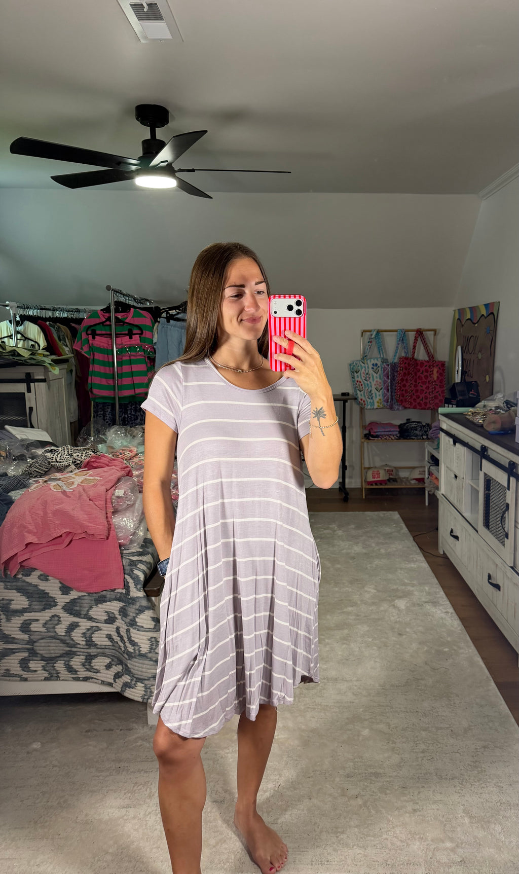 7th Ray Striped Dress