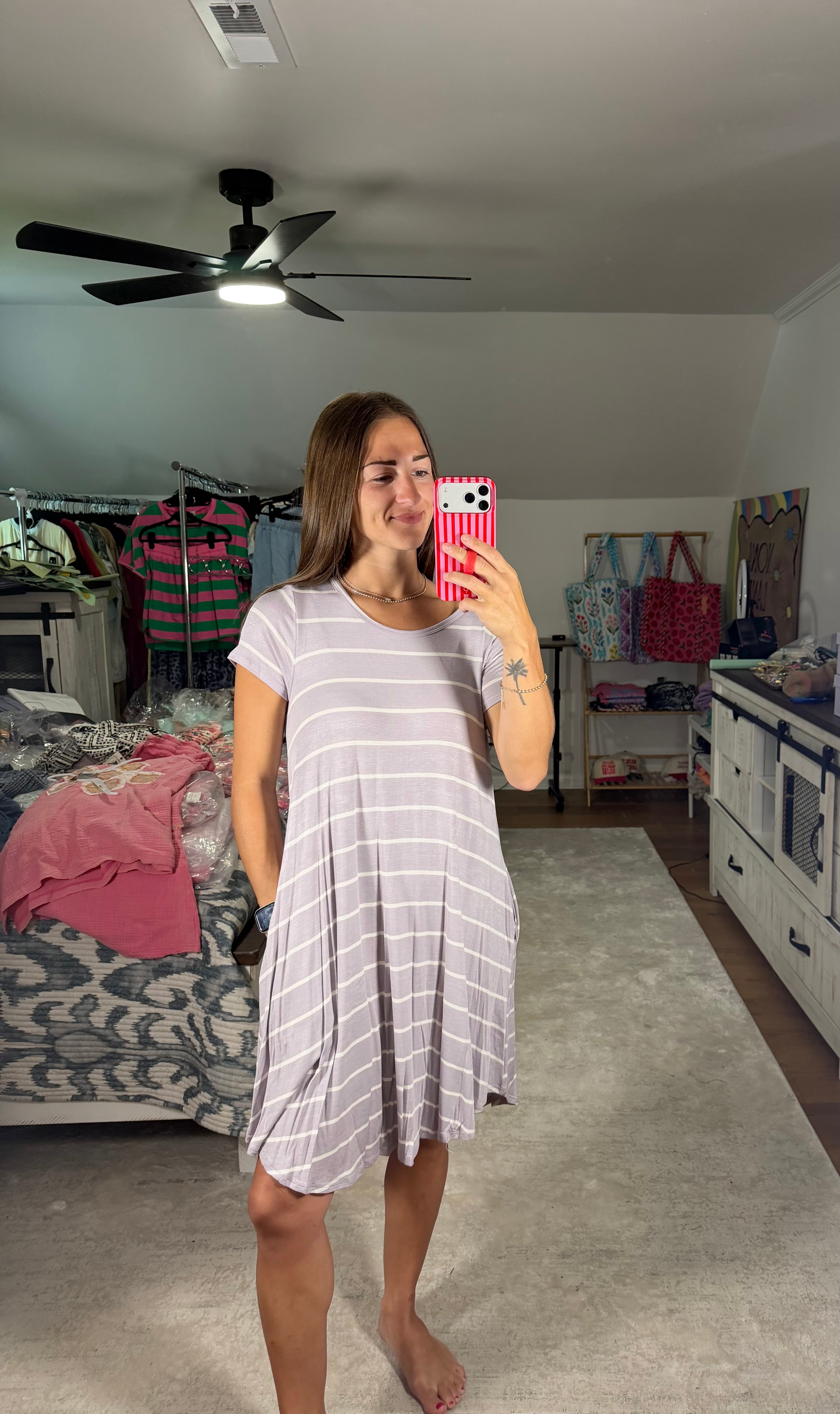 7th Ray Striped Dress