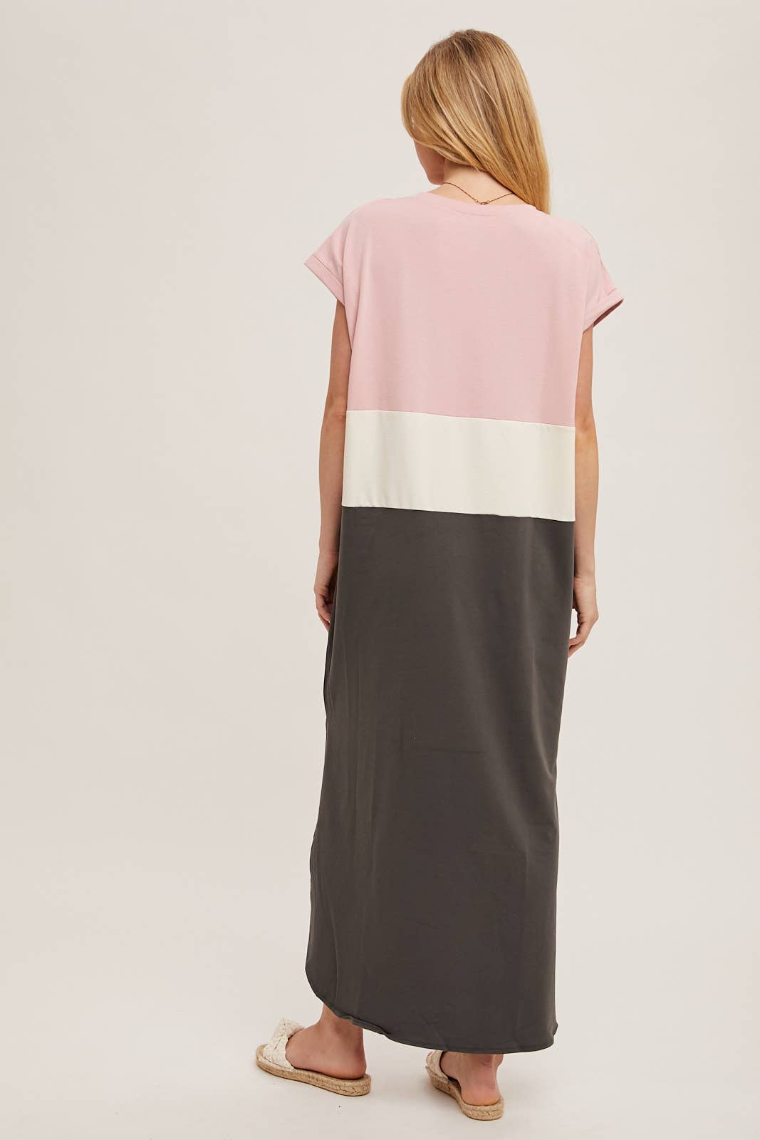 Bluivy Color Block Maxi Dress