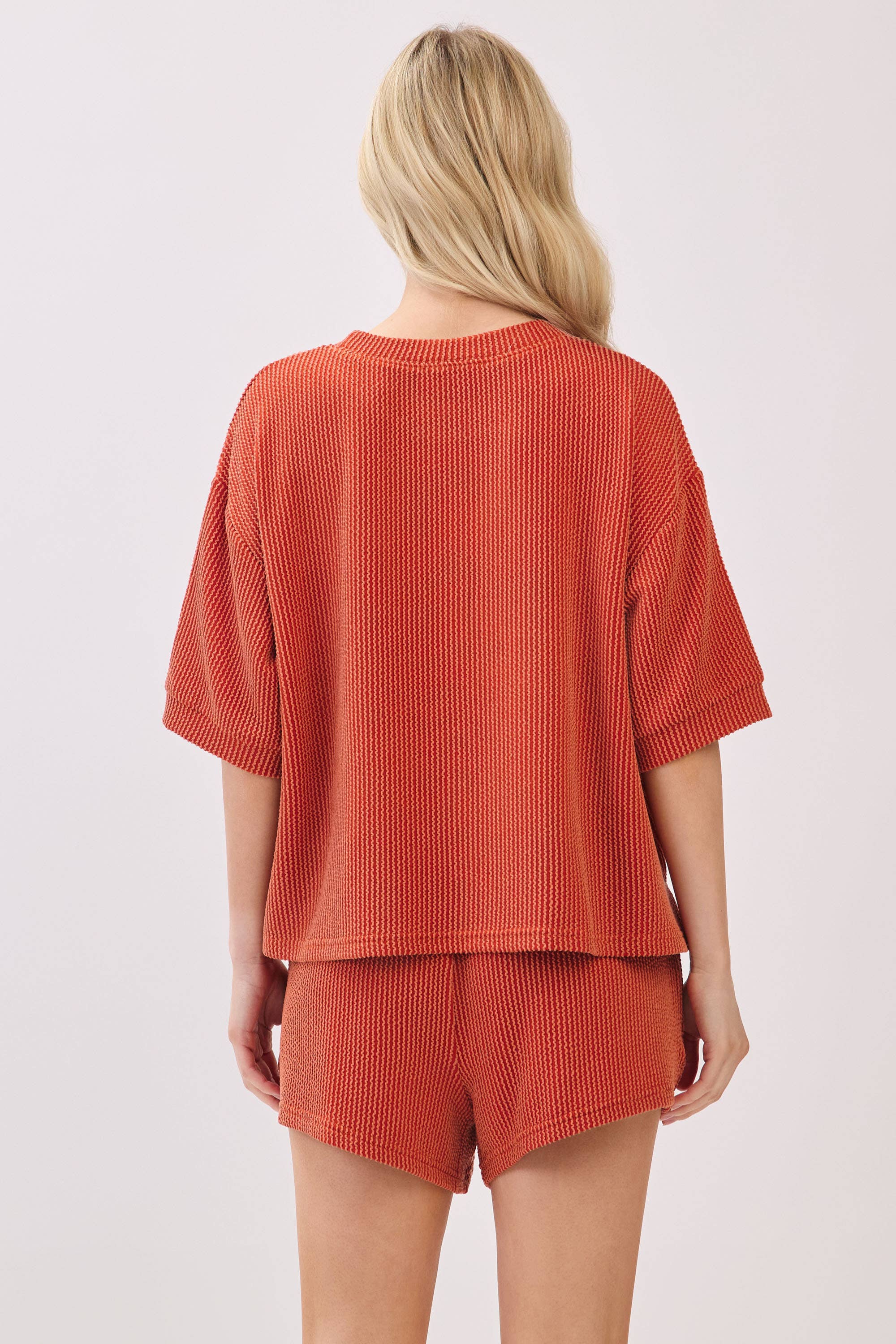 Sewn and Seen Ribbed Short Set